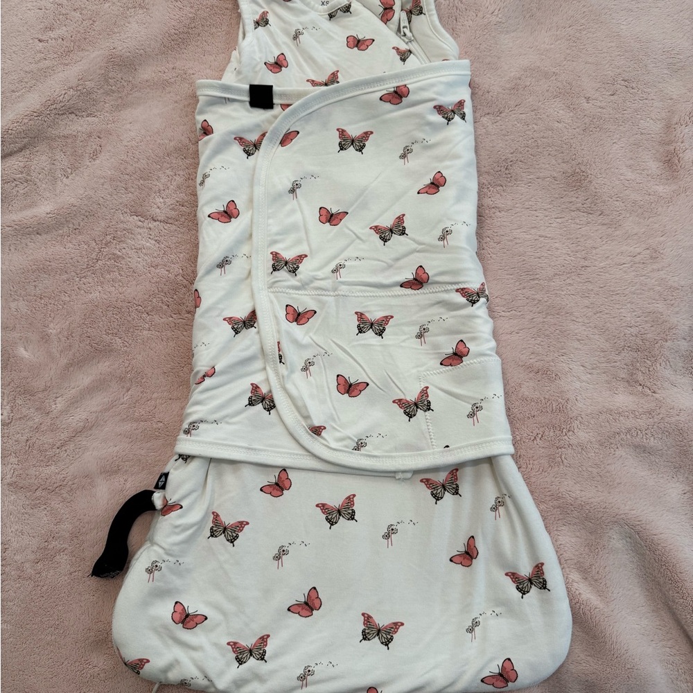 Kyte Baby Butterfly Print Swaddle XS